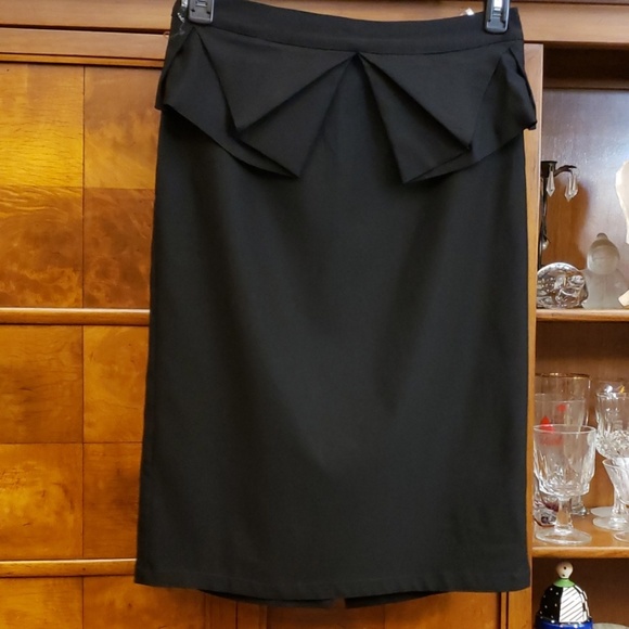 Grace Karen Black Pencil Skirt  Size M - Picture 4 of 12